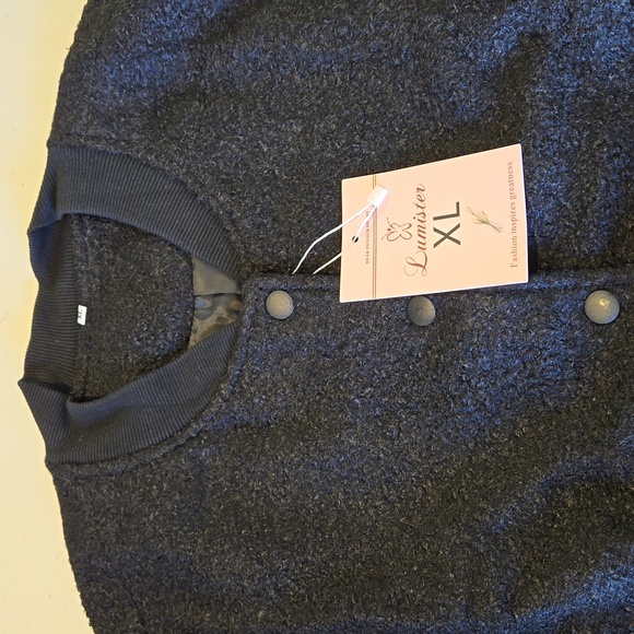 Lumister bomber jacket, black, size XL, NWT - Picture 2 of 9